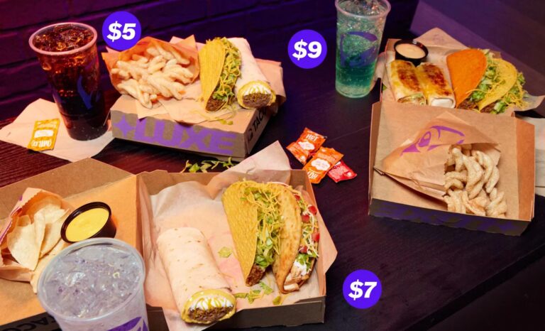 Taco Bell 5 Box Menu With Prices